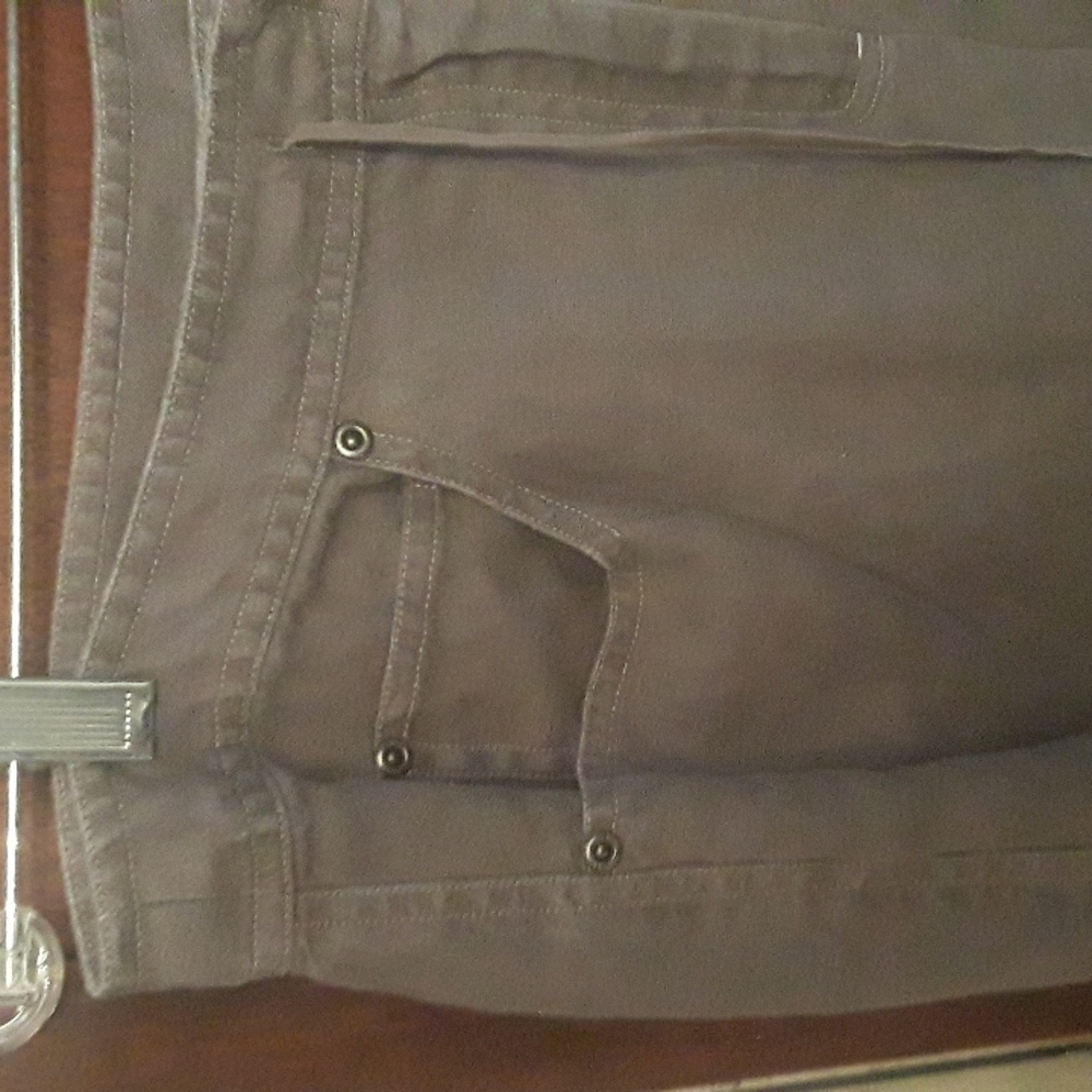 J. Jill 100% linen drawstring pants size 12 army green - Picture 2 of 4